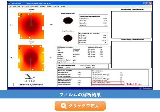 フィルムの解析結果